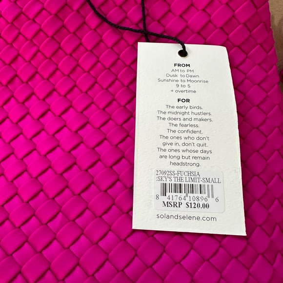 SOL•AND•SELENE SKY'S THE LIMIT - SMALL CROSSBODY IN FUCHSIA - Picture 8 of 13